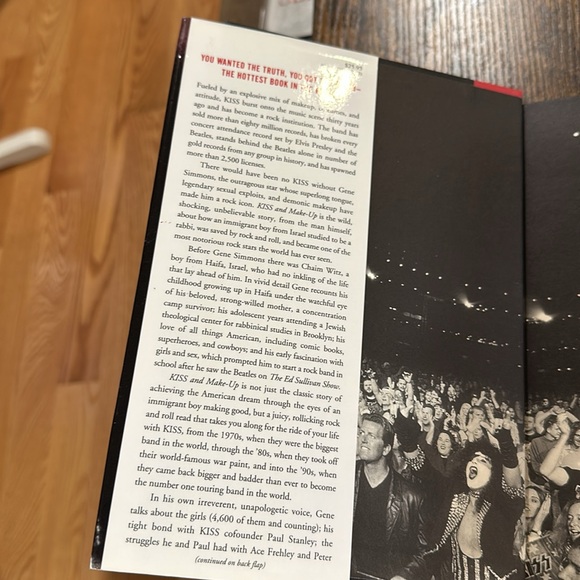 KISS Gene Simmons KISS And Make-Up Hard Cover Book - Picture 4 of 4